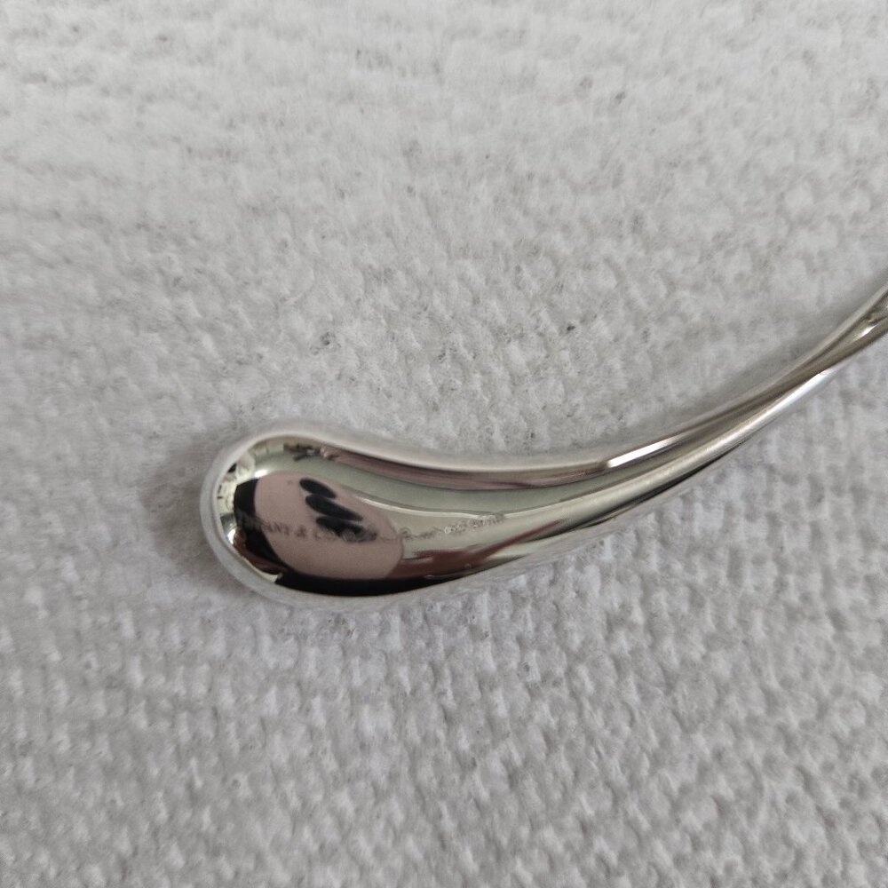 Tiffany & Co Elsa Peretti teardrop sterling silver earrings - Picture 2 of 5